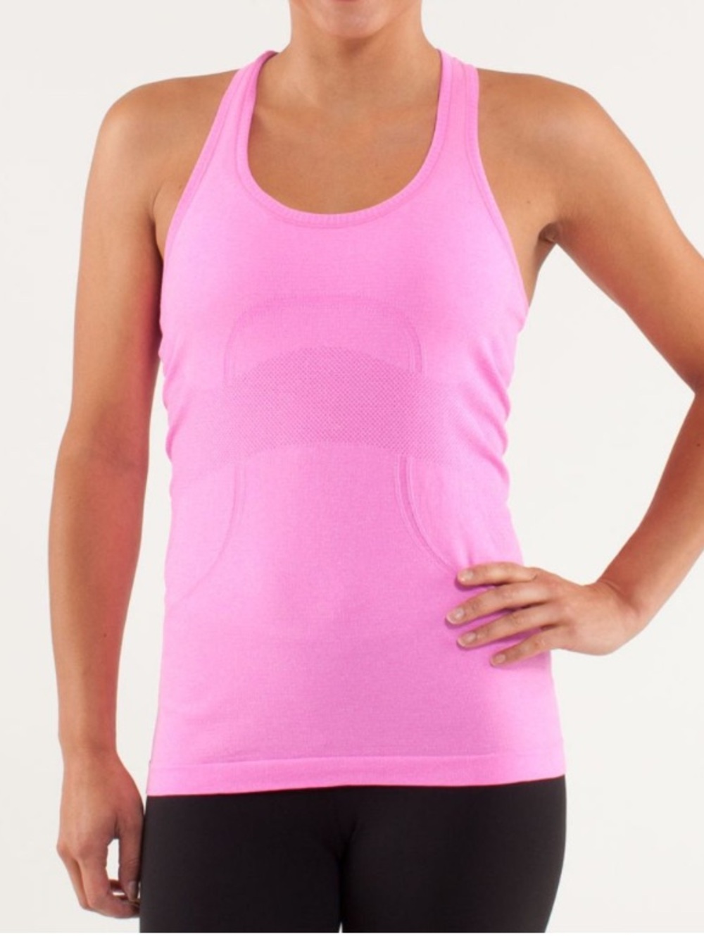 LULULEMON Swiftly Tech Racerback Tank. Hip Length. Pow Pink